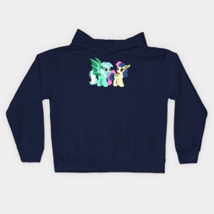 Lyrabon bat ponies Kids Hoodie